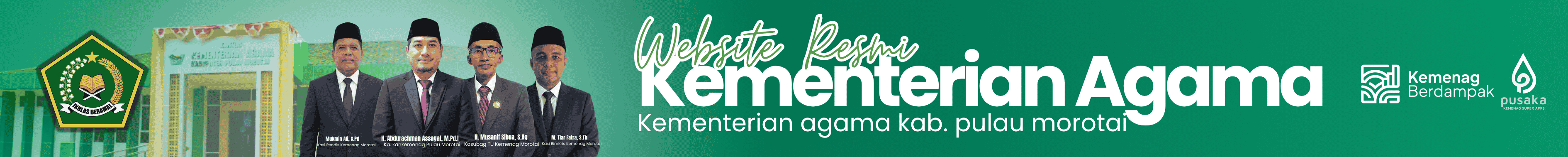 Banner Kemenag Pulau Morotai Desktop