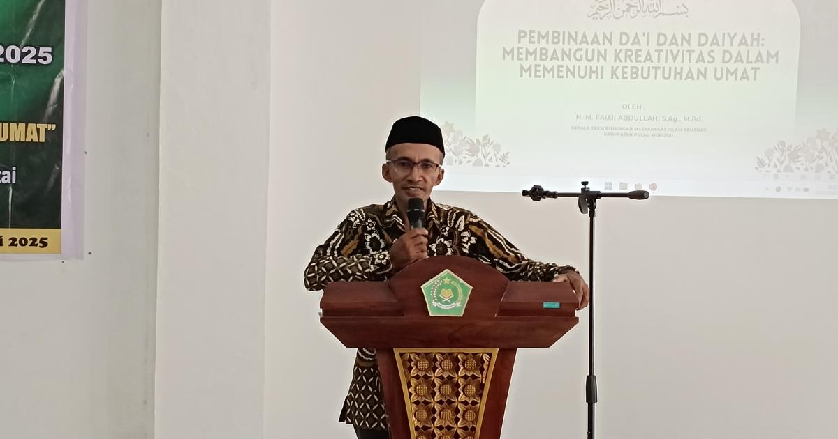 KEMENAG MOROTAI GELAR PEMBINAAN DA'I DAN DA'IYAH, DORONG KREATIVITAS DALAM DAKWAH