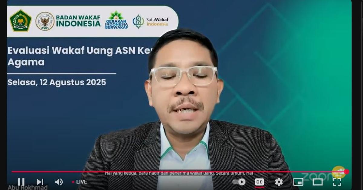 Kakankemenag Morotai Ikuti Evaluasi Literasi Zakat dan Wakaf