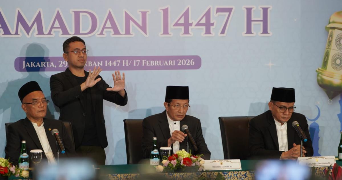 Pemerintah Tetapkan 1 Ramadan 1447 H Jatuh pada 19 Februari 2026