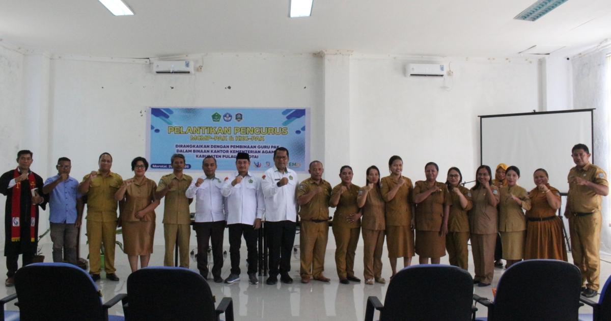 Kemenag Morotai Perkuat Kompetensi Guru PAK Lewat Penguatan MGMP dan KKG